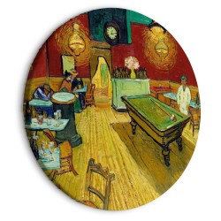 Rundes Bild - The Night Café (Vincent van Gogh)