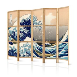 Japanischer Paravent - Great Wave in Kanagawa II