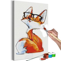 Malen nach Zahlen - Eyeglass Fox