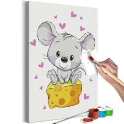 Malen nach Zahlen - Mouse in Love