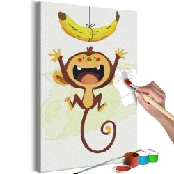 Malen nach Zahlen - Hungry Monkey