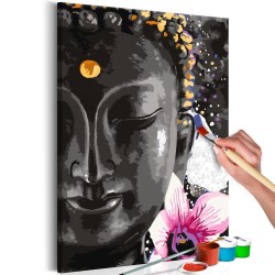 Malen nach Zahlen - Buddha and Flower