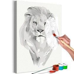 Malen nach Zahlen - White Lion