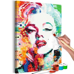 Malen nach Zahlen - Charming Marilyn